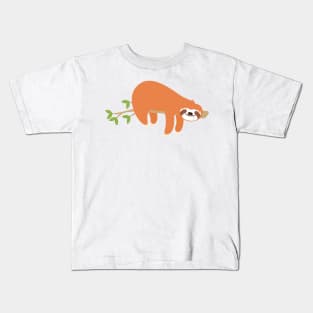 Sleeping Sloth Kids T-Shirt